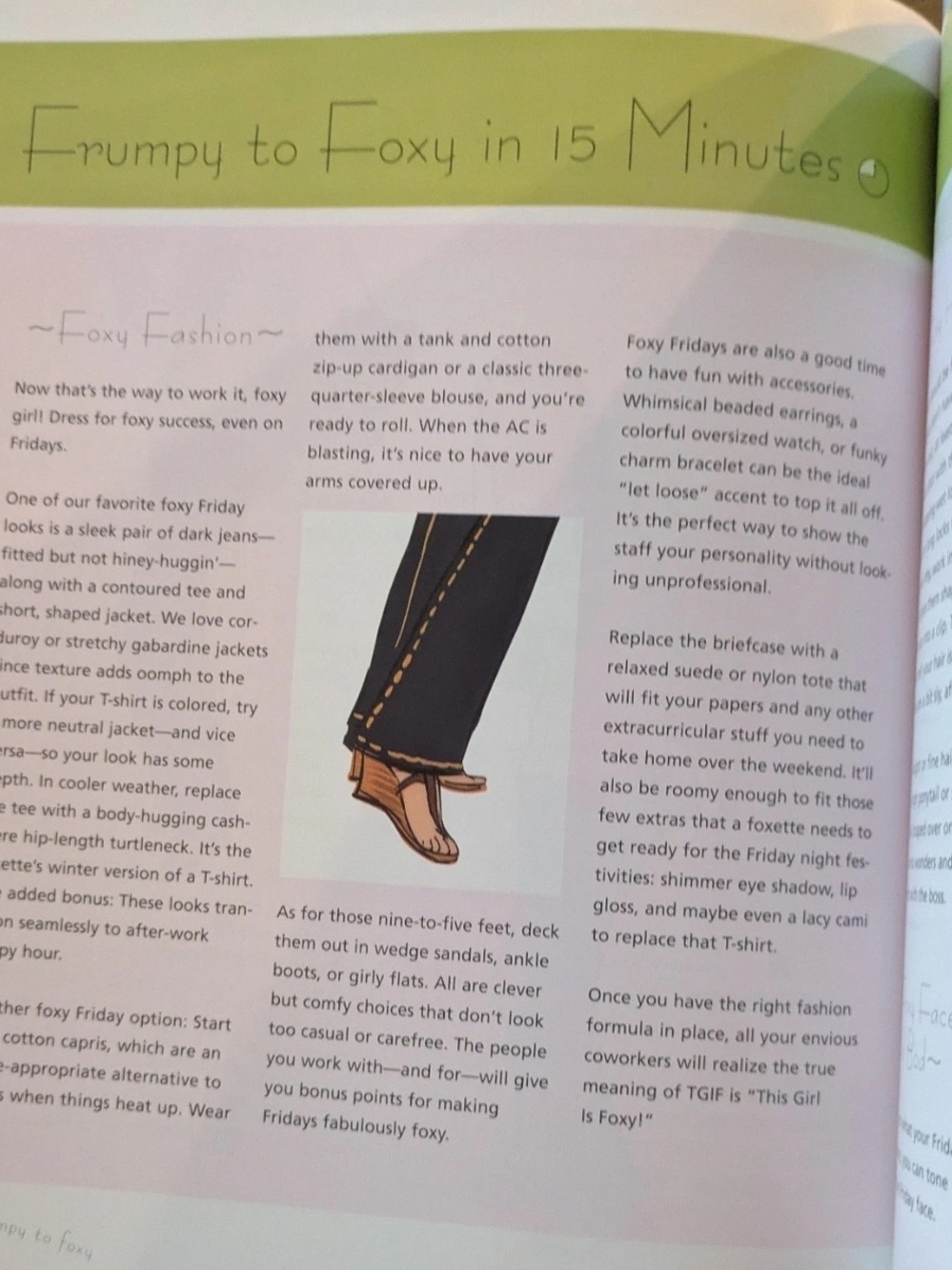 Frumpy to Foxy in 15 Minutes Flat: Style Advice for Every Woman Paperback Book - Picture 3 of 3